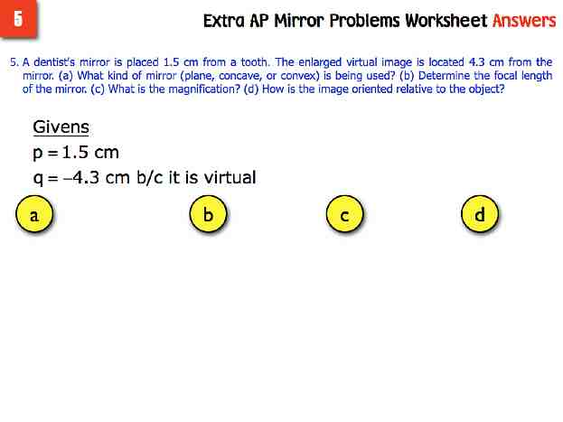 AP Extra Mirror Probs Answers.008-001